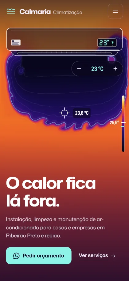 O mesmo modelo no celular
