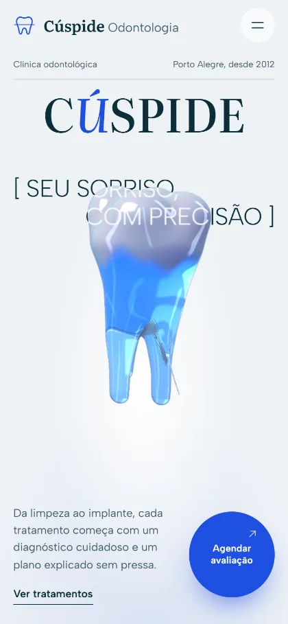 O mesmo modelo no celular